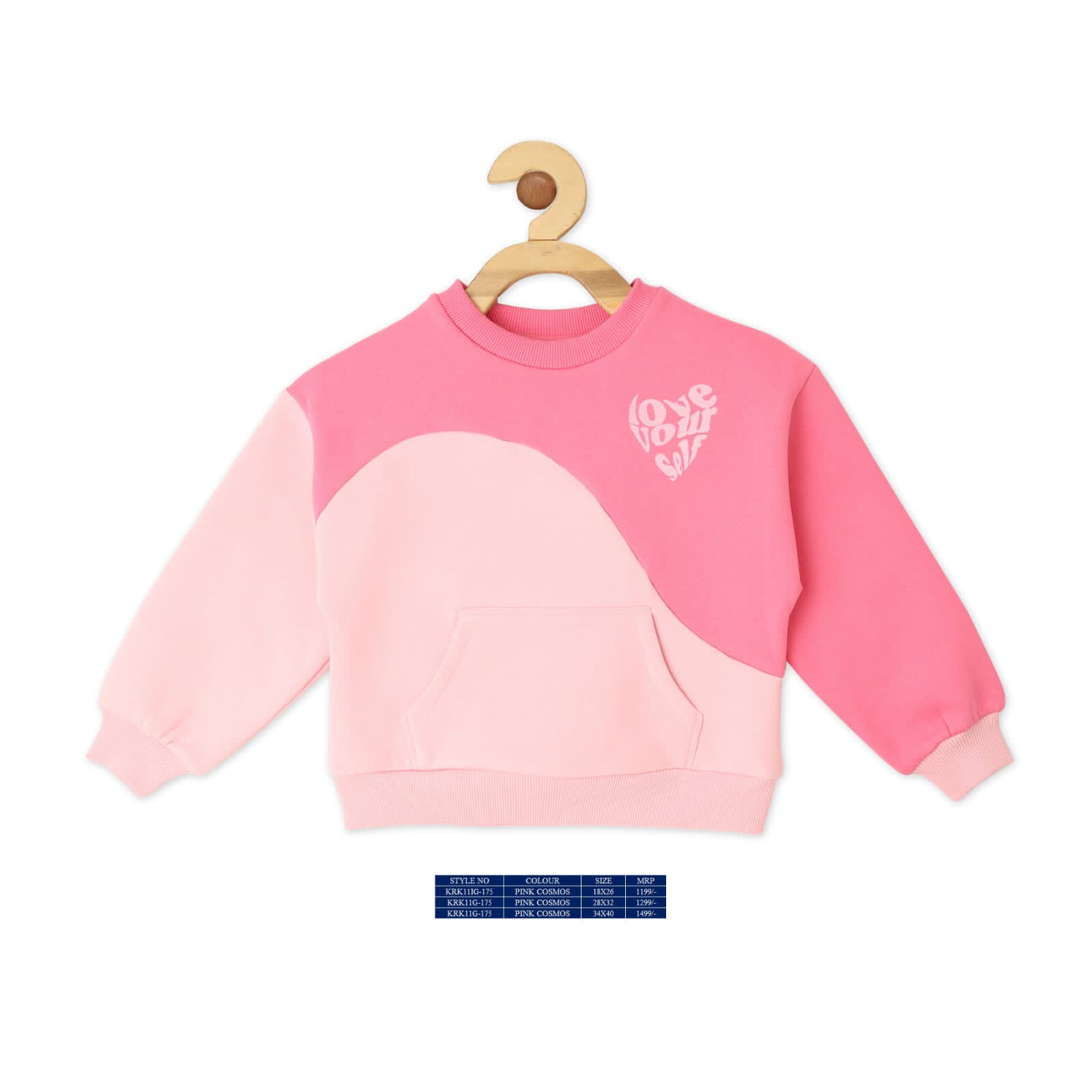Vitamins Full Sleeves Sweatshirt - Pink - Thumbnail