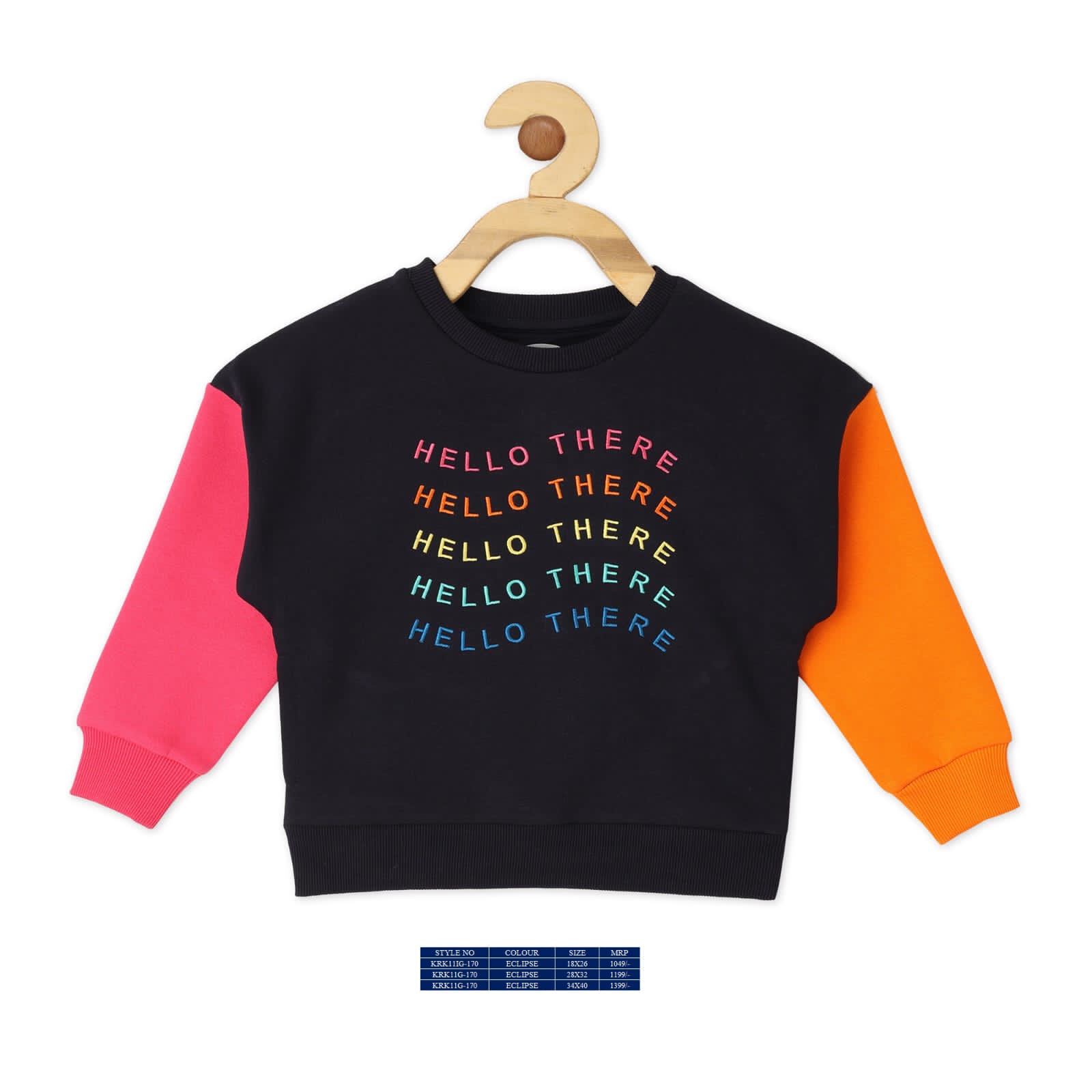 Vitamins Full Sleeves Sweatshirt - Navy Blue - Thumbnail