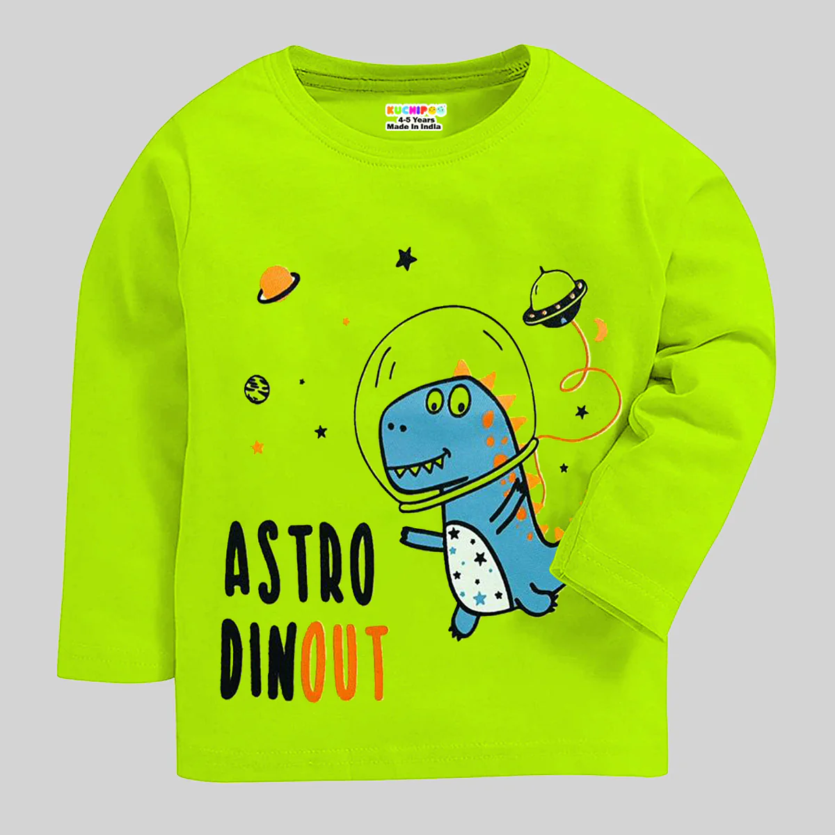 KUCHIPOO Boys Full Sleeves T-Shirts - Thumbnail