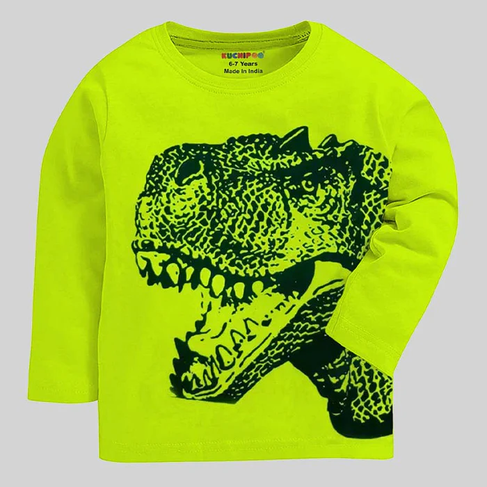 KUCHIPOO Boys Full Sleeves T-Shirts - Thumbnail
