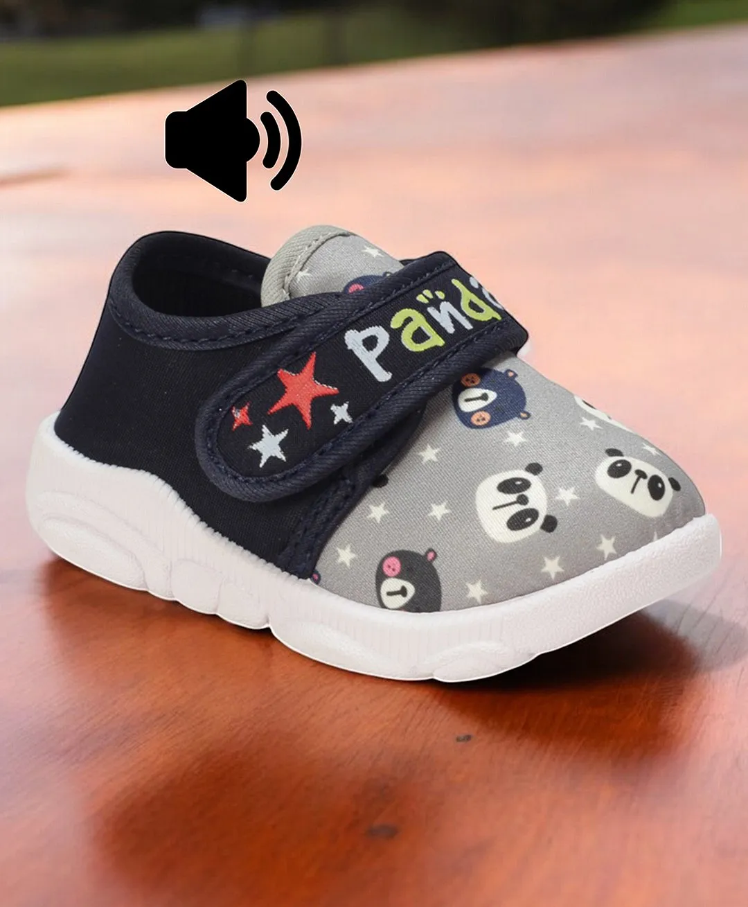 Lil Lollipop Musical Shoes - Grey - Thumbnail